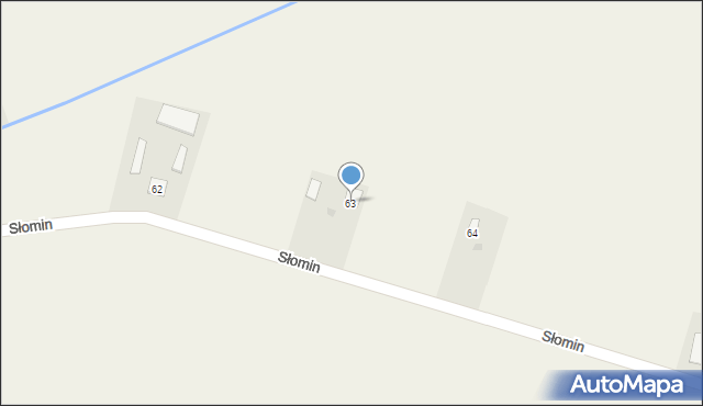 Słomin, Słomin, 63, mapa Słomin