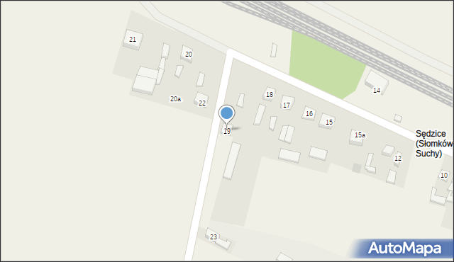 Słomków Suchy, Słomków Suchy, 19, mapa Słomków Suchy
