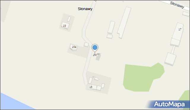 Słonawy, Słonawy, 16c, mapa Słonawy