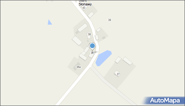 Słonawy, Słonawy, 36, mapa Słonawy