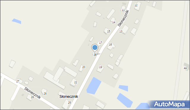 Słonecznik, Słonecznik, 18, mapa Słonecznik