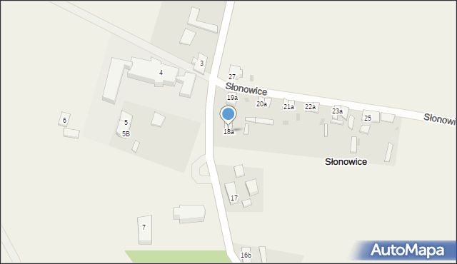 Słonowice, Słonowice, 18a, mapa Słonowice