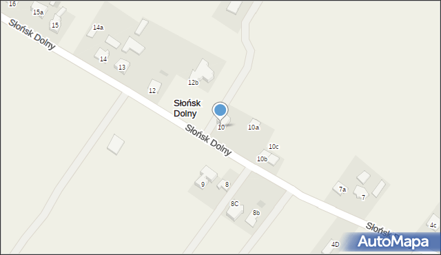 Słońsk Dolny, Słońsk Dolny, 10, mapa Słońsk Dolny