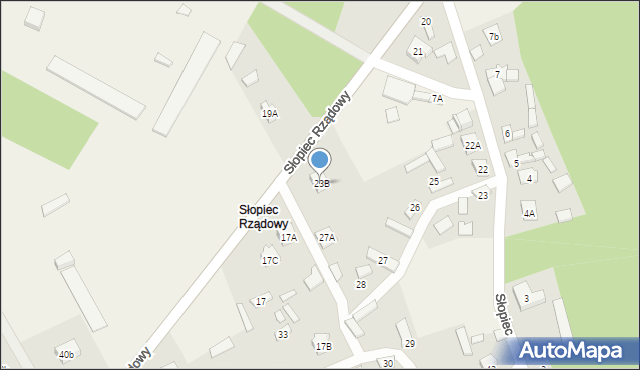 Słopiec, Słopiec Rządowy, 23B, mapa Słopiec