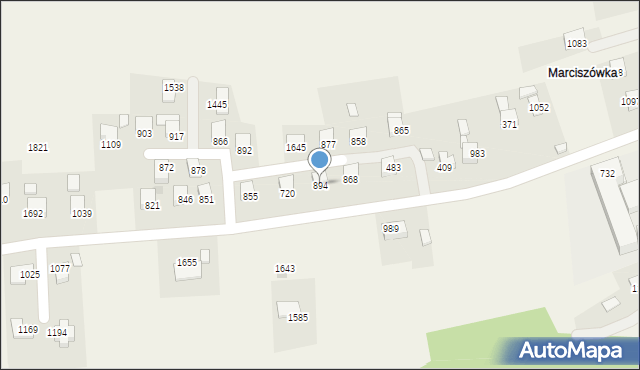 Słopnice, Słopnice, 894, mapa Słopnice