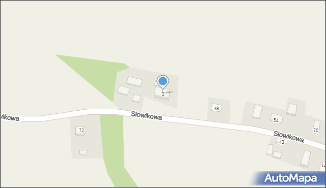 Słowikowa, Słowikowa, 2, mapa Słowikowa