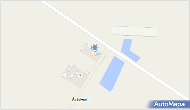 Ślubowo, Ślubowo, 23, mapa Ślubowo