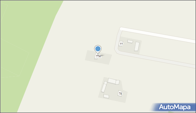 Słuchocin, Słuchocin, 77A, mapa Słuchocin
