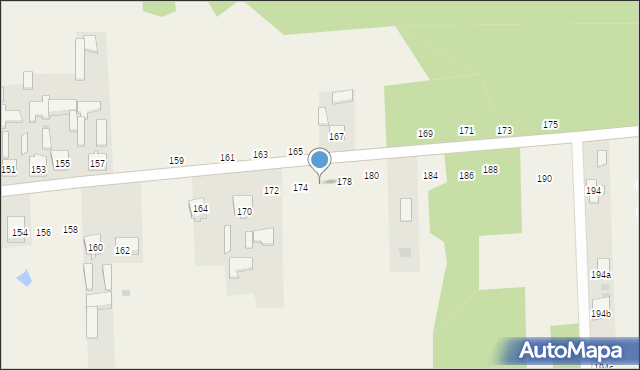 Sługocice, Sługocice, 176, mapa Sługocice