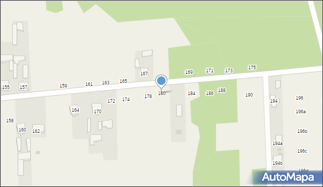 Sługocice, Sługocice, 180, mapa Sługocice