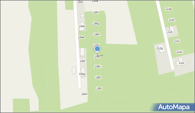 Sługocice, Sługocice, 196j, mapa Sługocice