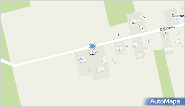 Sługocice, Sługocice, 211, mapa Sługocice