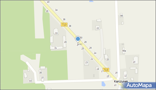 Sługocice, Sługocice, 27, mapa Sługocice