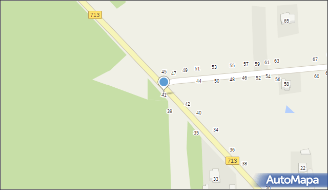 Sługocice, Sługocice, 41, mapa Sługocice