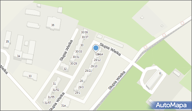 Słupia Wielka, Słupia Wielka, 29/16, mapa Słupia Wielka