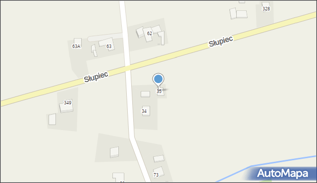 Słupiec, Słupiec, 35, mapa Słupiec