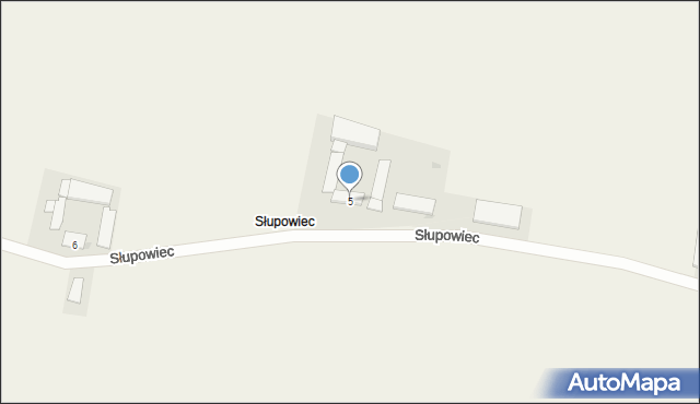 Słupowiec, Słupowiec, 5, mapa Słupowiec