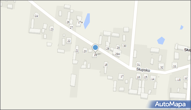 Słupsko, Słupsko, 19, mapa Słupsko