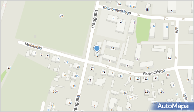 Sochaczew, Słowackiego Juliusza, 1, mapa Sochaczew