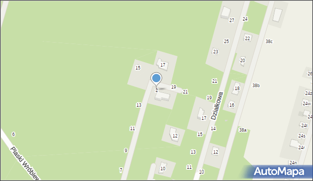 Sokolniki-Las, Słoneczna, 2, mapa Sokolniki-Las