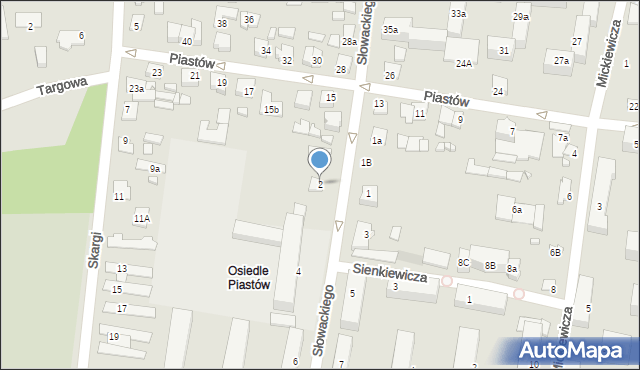 Solec Kujawski, Słowackiego Juliusza, 2, mapa Solec Kujawski