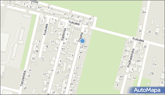 Sosnowiec, Śląska, 2/II, mapa Sosnowca