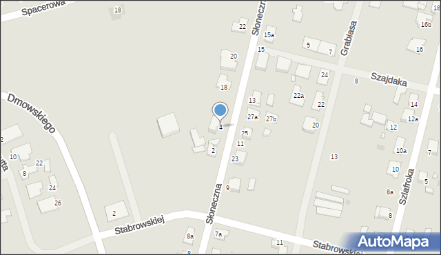 Środa Wielkopolska, Słoneczna, 4, mapa Środa Wielkopolska