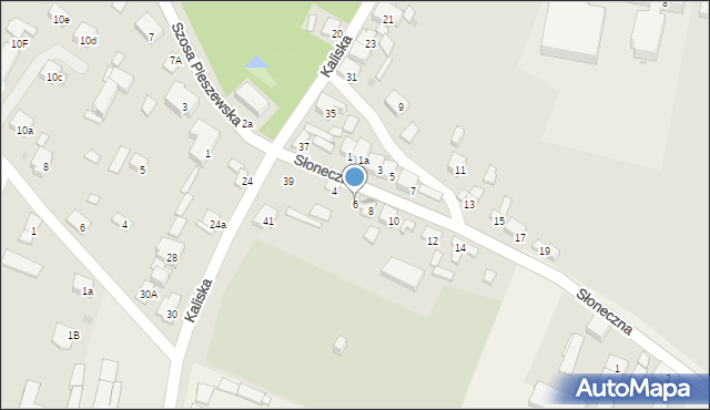 Stawiszyn, Słoneczna, 6, mapa Stawiszyn