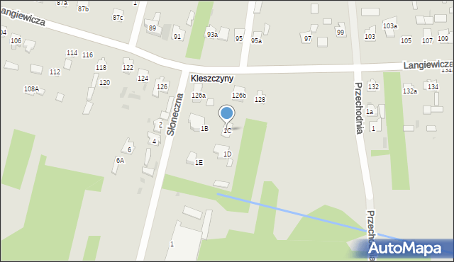 Suchedniów, Słoneczna, 1C, mapa Suchedniów