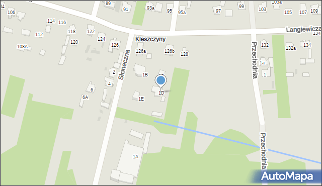 Suchedniów, Słoneczna, 1D, mapa Suchedniów