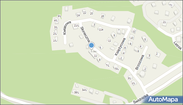 Sulistrowiczki, Słoneczna, 13, mapa Sulistrowiczki