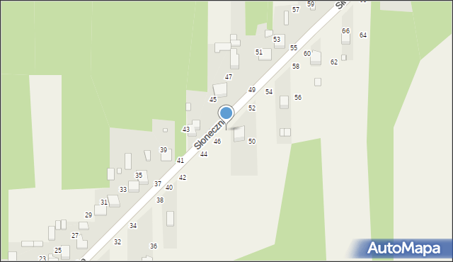 Szarlejka, Słoneczna, 48, mapa Szarlejka