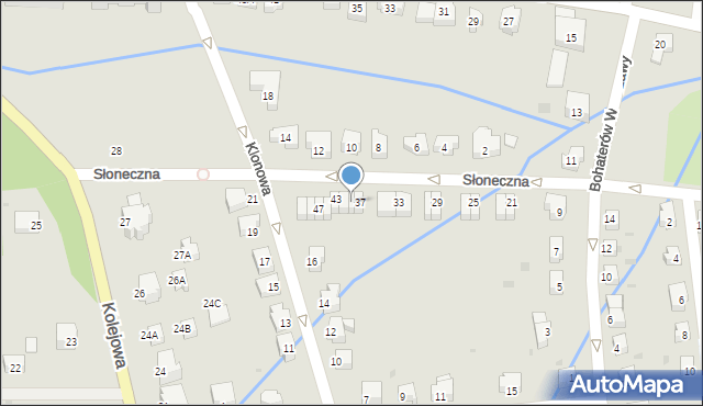 Szczawno-Zdrój, Słoneczna, 39, mapa Szczawno-Zdrój