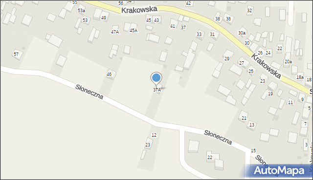 Szczurowa, Słoneczna, 31, mapa Szczurowa