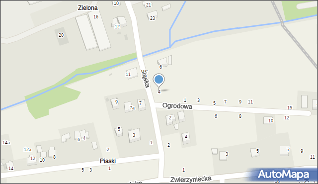 Tenczynek, Śląska, 4, mapa Tenczynek