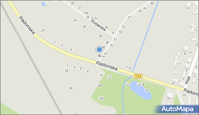 Tomaszów Mazowiecki, Ślusarska, 46, mapa Tomaszów Mazowiecki