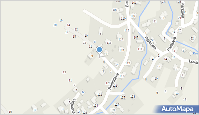 Trzebinia, Słoneczna, 7, mapa Trzebinia