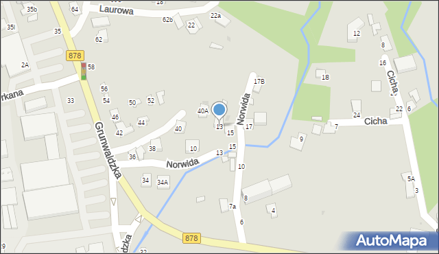 Tyczyn, Słowackiego Juliusza, 13, mapa Tyczyn