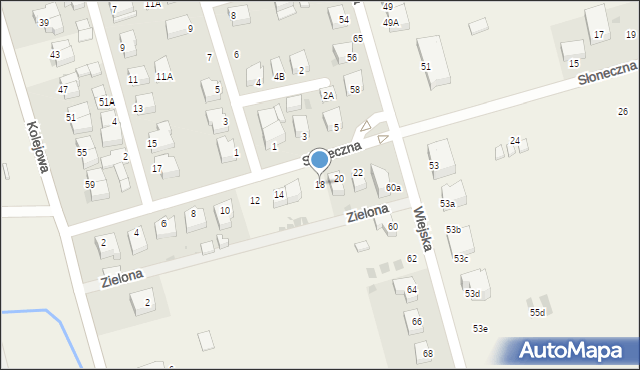 Ustronie Morskie, Słoneczna, 18, mapa Ustronie Morskie