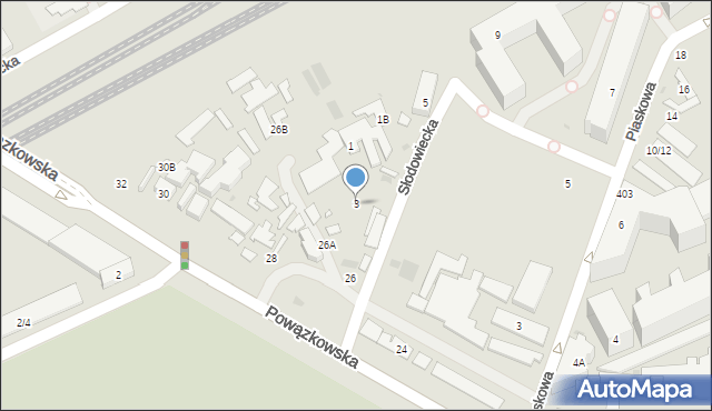 Warszawa, Słodowiecka, 3, mapa Warszawy