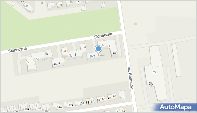 Wawrów, Słoneczna, 2a, mapa Wawrów