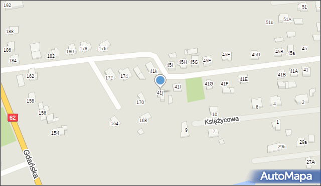 Węgrów, Słoneczna, 41j, mapa Węgrów