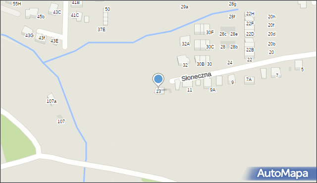 Wieliczka, Słoneczna, 13, mapa Wieliczka