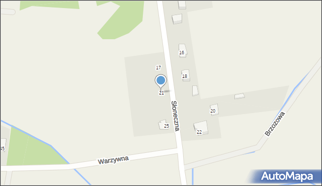 Wieniawa, Słoneczna, 21, mapa Wieniawa