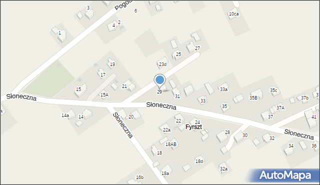 Wisła Wielka, Słoneczna, 29, mapa Wisła Wielka