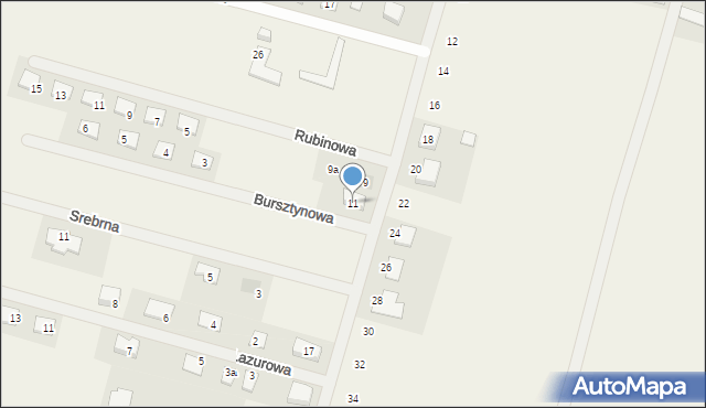 Wola Rasztowska, Słoneczna, 11, mapa Wola Rasztowska