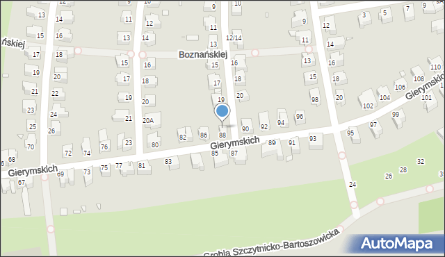 Wrocław, Ślewińskiego Władysława, 21, mapa Wrocławia