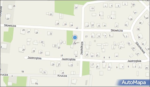 Wronowice, Słowicza, 15A, mapa Wronowice