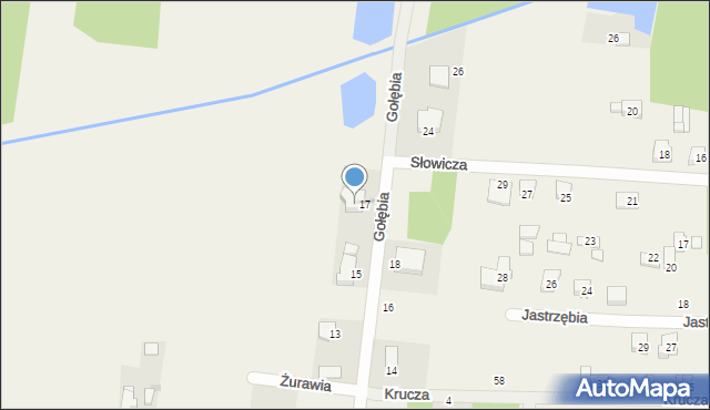 Wronowice, Słowicza, 57B, mapa Wronowice