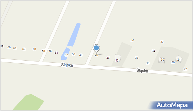 Zabijak, Śląska, 46, mapa Zabijak